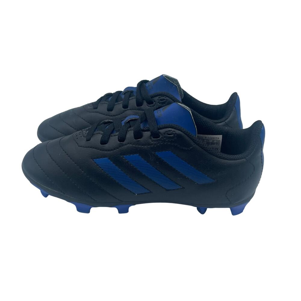 Adidas Goletto VII FG Soccer Cleats Shoes Black Blue Kids Youth Size 1.5